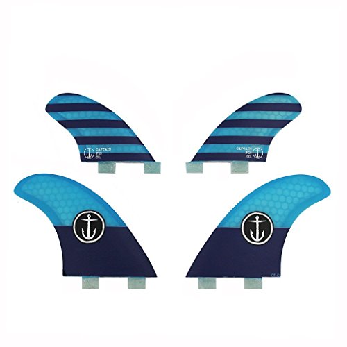 Amazon.com: Captain Fin Co.: Quad Fins